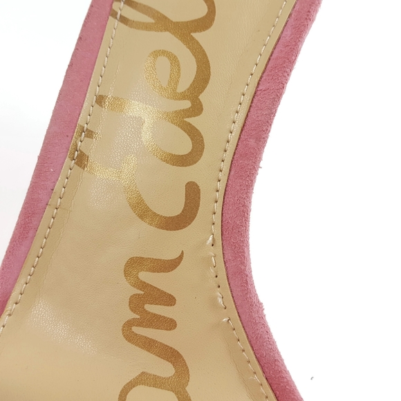 Sam Edelman Amee Ankle Strap Suede Heels - Picture 6 of 8